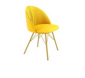 Обеденный стул SHT-ST35-1 / SHT-S37 (имперский жёлтый/золото) в Петрозаводске - предосмотр