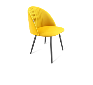 Обеденный стул SHT-ST35-1 / SHT-S95-1 (имперский жёлтый/черный муар) в Петрозаводске