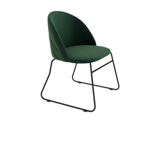 Обеденный стул SHT-ST35-2 / SHT-S167 (лиственно-зеленый/черный муар) в Петрозаводске