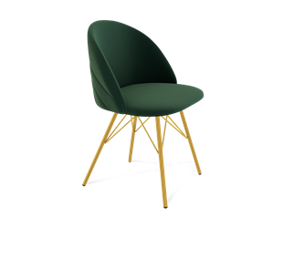 Обеденный стул SHT-ST35-2 / SHT-S37 (лиственно-зеленый/золото) в Петрозаводске