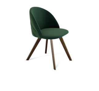 Обеденный стул SHT-ST35-2 / SHT-S39 (лиственно-зеленый/темный орех) в Петрозаводске