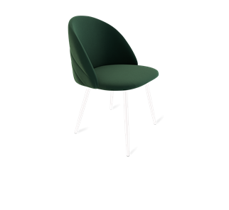 Обеденный стул SHT-ST35-2 / SHT-S95-1 (лиственно-зеленый/белый муар) в Петрозаводске