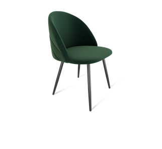 Обеденный стул SHT-ST35-2 / SHT-S95-1 (лиственно-зеленый/черный муар) в Петрозаводске