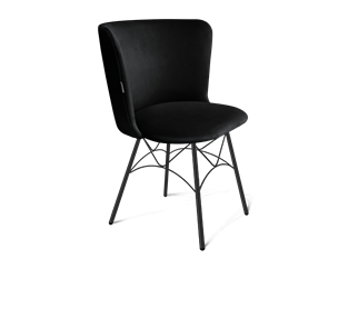 Обеденный стул SHT-ST36 / SHT-S107 (ночное затмение/черный муар) в Петрозаводске