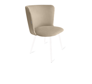 Обеденный стул SHT-ST36 / SHT-S95-1 (ванильный крем/белый муар) в Петрозаводске