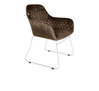 Обеденный стул SHT-ST38 / SHT-S167 (кофейный трюфель/хром лак) в Петрозаводске - предосмотр