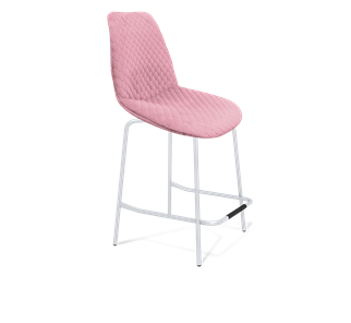 Полубарный стул SHT-ST29-С22 / SHT-S29P-1 (розовый зефир/хром лак) в Петрозаводске - предосмотр