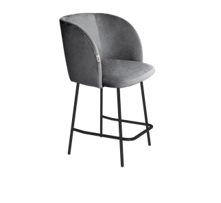Полубарный стул SHT-ST33 / SHT-S29P-1 (угольно-серый/черный муар) в Петрозаводске - предосмотр