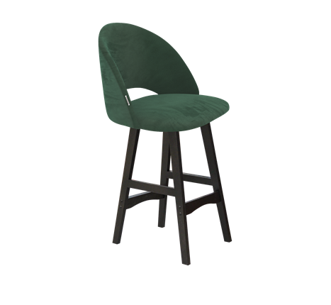Полубарный стул SHT-ST34 / SHT-S65-1 (лиственно-зеленый/венге) в Петрозаводске - изображение