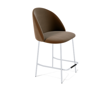 Полубарный стул SHT-ST35 / SHT-S29P-1 (кофейный ликер/хром лак) в Петрозаводске - изображение