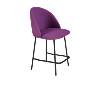 Полубарный стул SHT-ST35 / SHT-S29P-1 (ягодное варенье/черный муар) в Петрозаводске