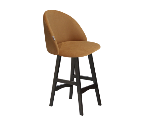 Полубарный стул SHT-ST35 / SHT-S65-1 (горчичный/венге) в Петрозаводске - изображение