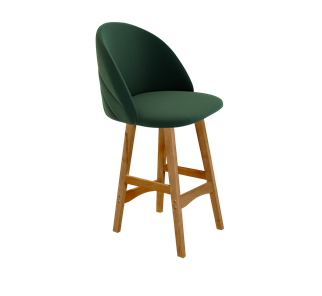 Полубарный стул SHT-ST35-2 / SHT-S65-1 (лиственно-зеленый/светлый орех) в Петрозаводске