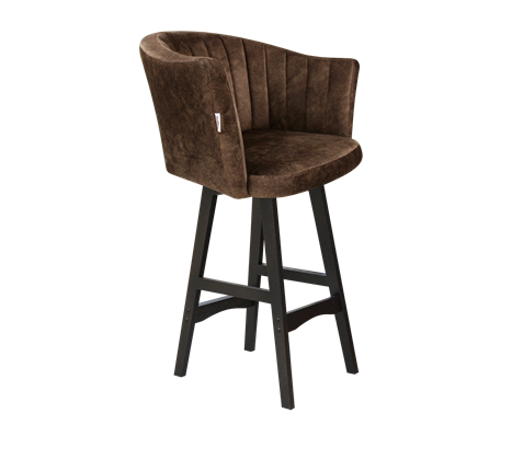 Полубарный стул SHT-ST42-1 / SHT-S65-1 (кофейный трюфель/венге) в Петрозаводске - изображение