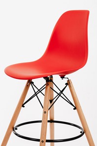 Барный стул DSL 110 Wood bar (красный) в Петрозаводске - предосмотр 2