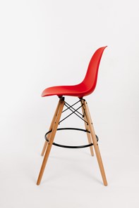 Барный стул DSL 110 Wood bar (красный) в Петрозаводске - предосмотр 3