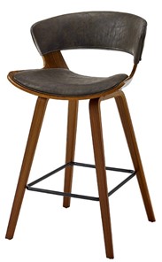 Барный стул JY3080-1109 коричневый/орех в Петрозаводске - предосмотр