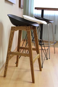 Барный стул SHT-ST29-C1/S65 (оливковый/дуб брашированный коричневый) в Петрозаводске - предосмотр 5