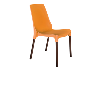 Кухонный стул SHT-ST75/S424 (оранжевый/коричневый муар) в Петрозаводске - предосмотр