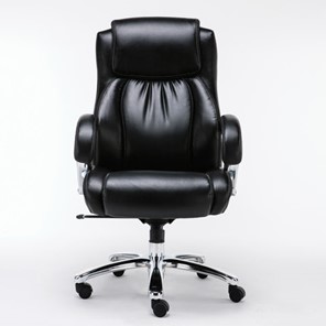 Кресло Brabix Premium Status HD-003 (рециклированная кожа, хром, черное) 531821 в Петрозаводске