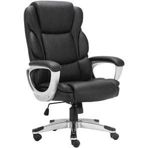 Кресло офисное Brabix Premium Rest EX-555 (пружинный блок, экокожа, черное) 531938 в Петрозаводске - предосмотр