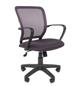 Кресло офисное CHAIRMAN 698 black TW, ткань, цвет серый в Петрозаводске - предосмотр