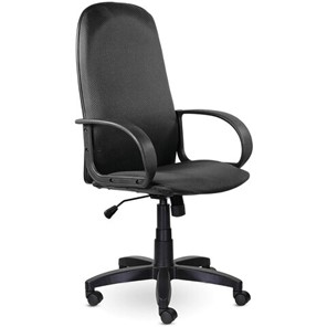 Кресло офисное Brabix Praktik EX-279 (ткань JP/кожзам, серое) 532018 в Петрозаводске - предосмотр