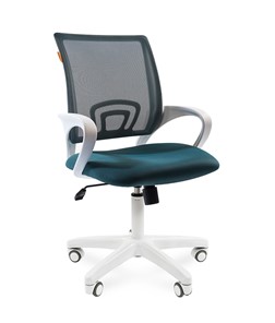Офисное кресло CHAIRMAN 696 white, ткань, цвет зеленый в Петрозаводске - предосмотр