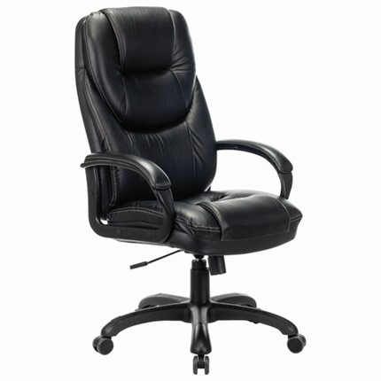Кресло офисное Brabix Premium Nord EX-590 (черный пластик, экокожа, черное) 532097 в Петрозаводске - изображение