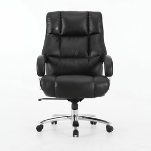 Компьютерное кресло Brabix Premium Bomer HD-007 (рециклированная кожа, хром, черное) 531939 в Петрозаводске - предосмотр