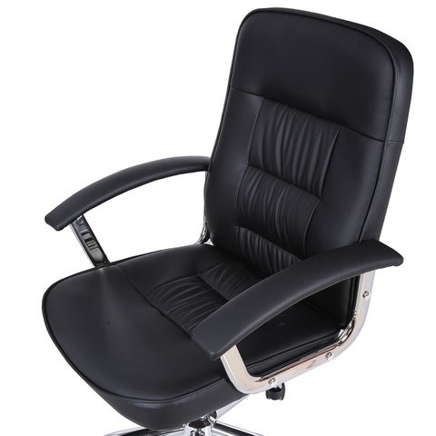 Офисное кресло Brabix Bit EX-550 (хром, экокожа, черное) в Петрозаводске - изображение 3