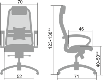 Офисное кресло Samurai S-1.04, бежевый в Петрозаводске - предосмотр 1
