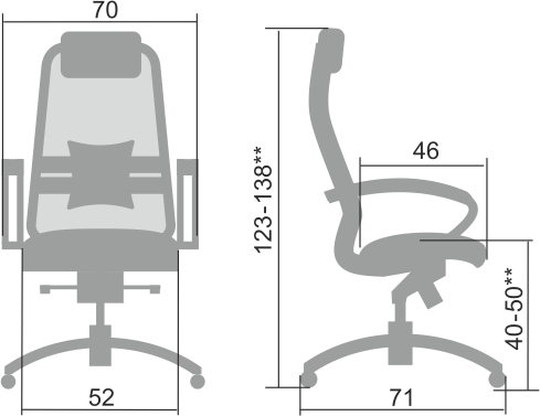 Офисное кресло Samurai S-1.04, бежевый в Петрозаводске - изображение 1