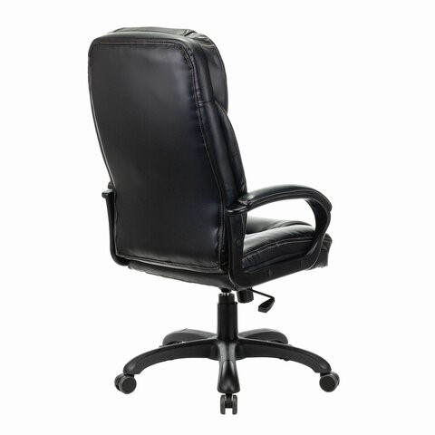 Кресло офисное Brabix Premium Nord EX-590 (черный пластик, экокожа, черное) 532097 в Петрозаводске - изображение 3