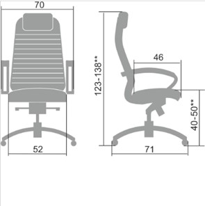 Офисное кресло Samurai K-1.041 черный в Петрозаводске - предосмотр 1