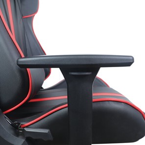 Кресло компьютерное Brabix GT Carbon GM-120 (две подушки, экокожа, черное/красное) 531931 в Петрозаводске - предосмотр 11