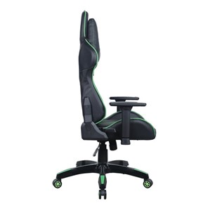 Офисное кресло Brabix GT Carbon GM-120 (две подушки, экокожа, черное/зеленое) 531929 в Петрозаводске - предосмотр 1
