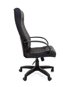 Кресло компьютерное CHAIRMAN 480 LT, экокожа, цвет черный в Петрозаводске - предосмотр 2