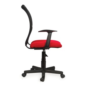 Компьютерное кресло Brabix Spring MG-307 (с подлокотниками, комбинированное красное/черное TW) в Петрозаводске - предосмотр 1
