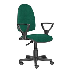 Кресло офисное Brabix Prestige Ergo MG-311 (регулируемая эргономичная спинка, ткань,черно-зеленое) 532421 в Петрозаводске - предосмотр 2