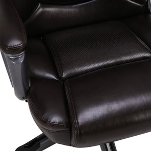 Кресло компьютерное Brabix Premium Favorite EX-577 (пружинный блок, рециклир. кожа, коричневое) 531936 в Петрозаводске - предосмотр 7