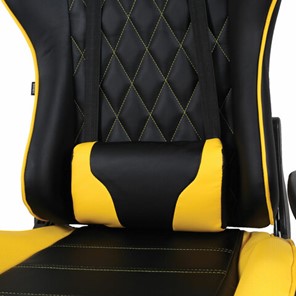 Офисное кресло Brabix GT Master GM-110 (две подушки, экокожа, черное/желтое) 531927 в Петрозаводске - предосмотр 7