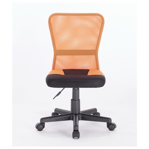 Кресло компьютерное Brabix Smart MG-313 (без подлокотников, комбинированное, черное/оранжевое) в Петрозаводске - изображение 3