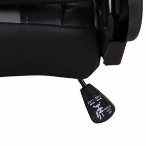 Кресло компьютерное Brabix GT Racer GM-100 (две подушки, экокожа, черное/серое) в Петрозаводске - предосмотр 11
