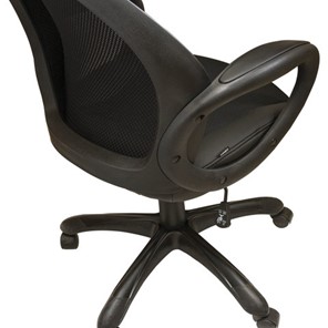 Офисное кресло Brabix Premium Genesis EX-517 (пластик черный, ткань/экокожа/сетка черная) в Петрозаводске - предосмотр 5