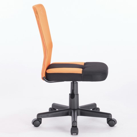 Кресло компьютерное Brabix Smart MG-313 (без подлокотников, комбинированное, черное/оранжевое) в Петрозаводске - изображение 2