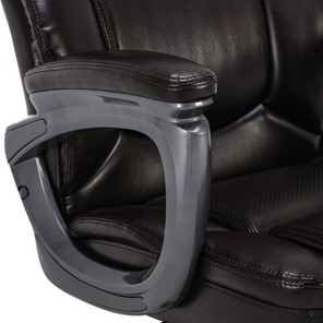 Кресло компьютерное Brabix Premium Favorite EX-577 (пружинный блок, рециклир. кожа, коричневое) 531936 в Петрозаводске - предосмотр 9