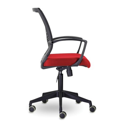 Компьютерное кресло Brabix Wings MG-309 (пластик черный, сетка, черное/красное) 532014 в Петрозаводске - изображение 1