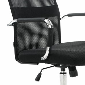 Офисное кресло Brabix Fit EX-514 (с подголовником, хром, черное) 531949 в Петрозаводске - предосмотр 9