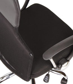 Компьютерное кресло Brabix Flash MG-302 (с подлокотниками, хром, черное) в Петрозаводске - предосмотр 7